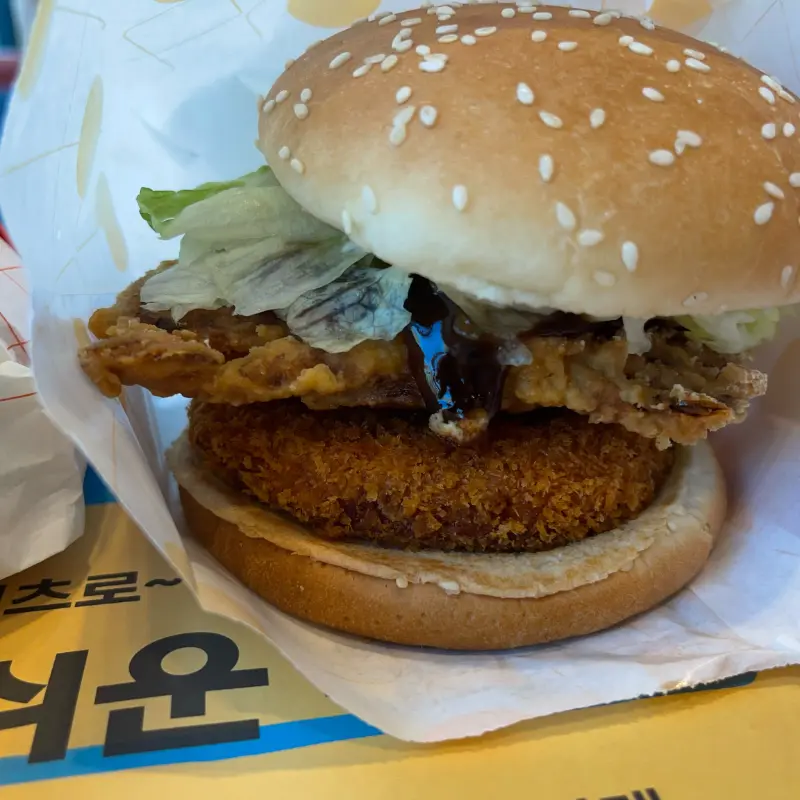 소프트 크랩 버거