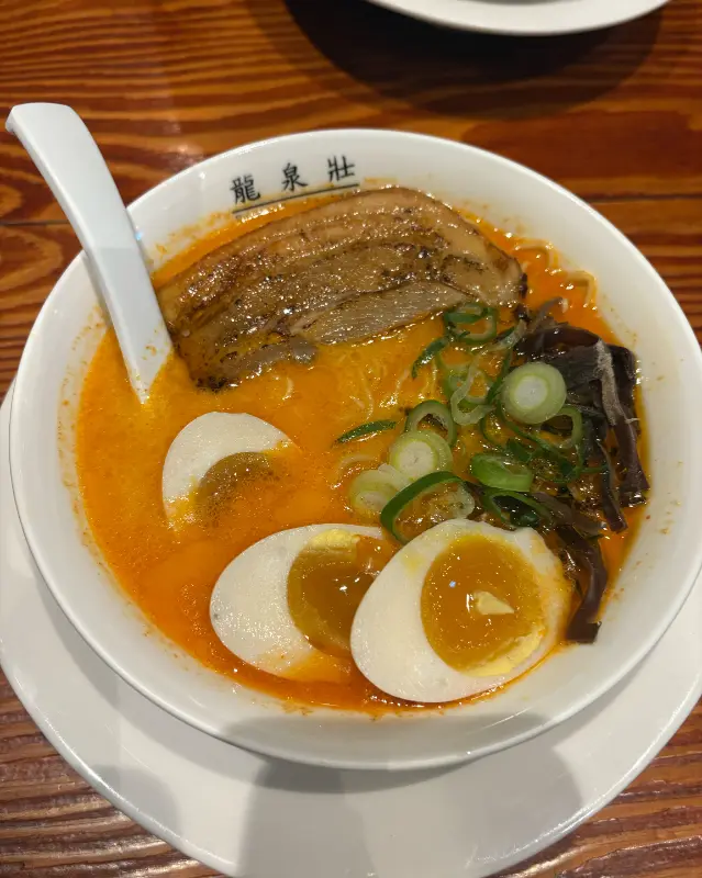 류센소 라멘 클로즈업