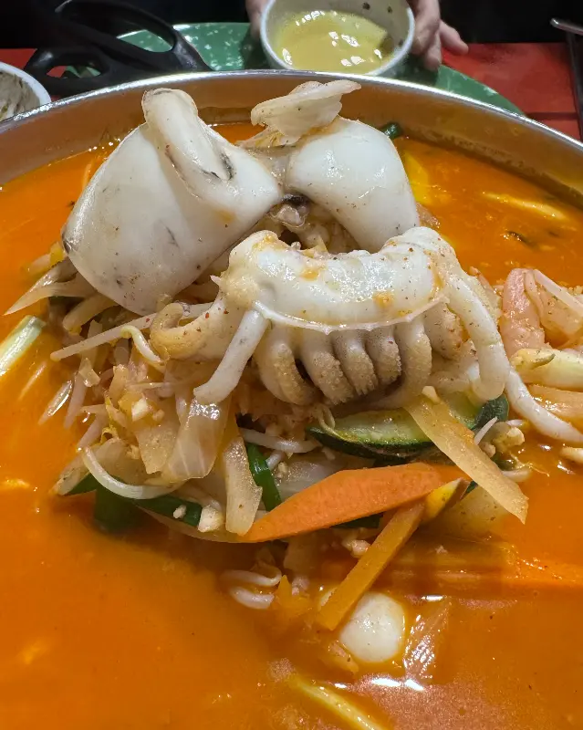 갑오징어 짬뽕의 갑오징어