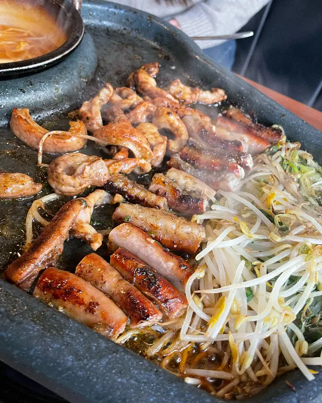 곱창 기름에 볶아진 볶음밥