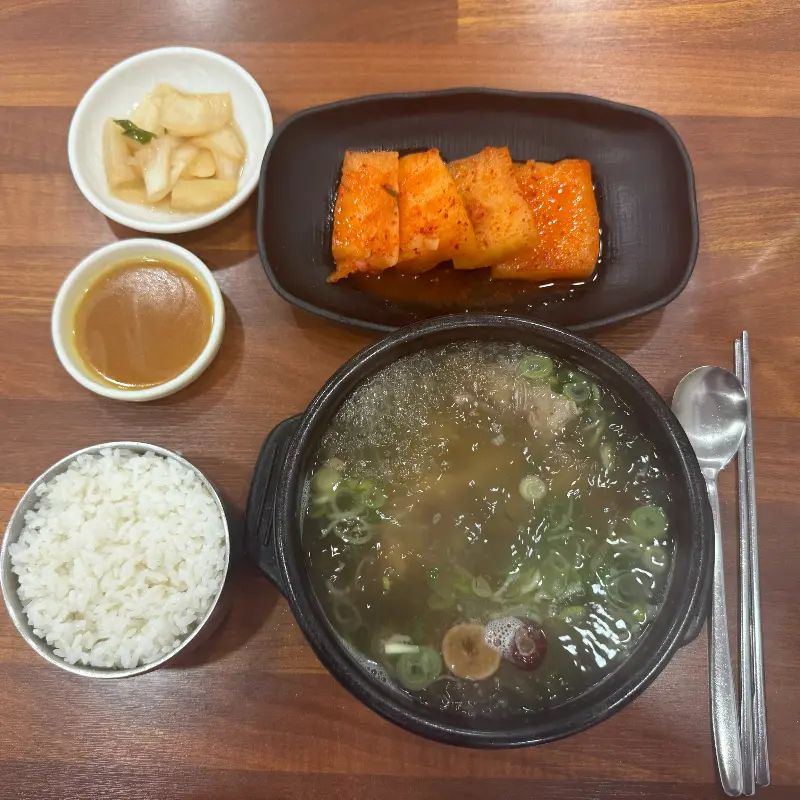 설렁탕 한상차림