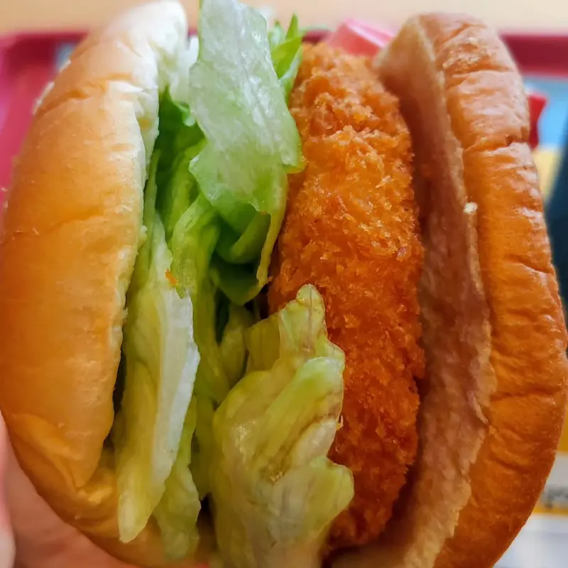 불고기버거 근접샷