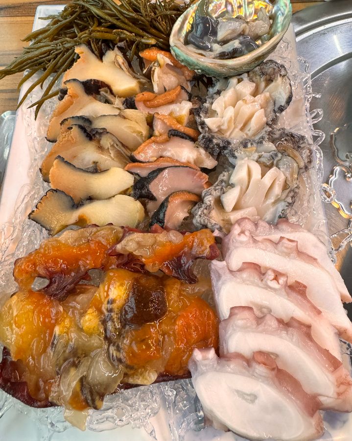 모듬 해산물 한 상 차림