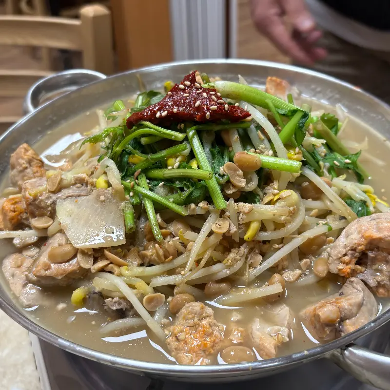 아구찜의 푸짐한 비주얼