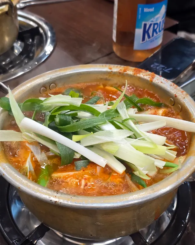 대파가 듬뿍 들어간 동태탕