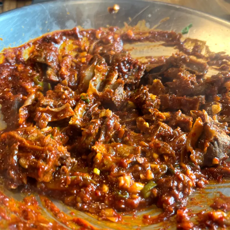 윤기가 흐르는 찜소갈비