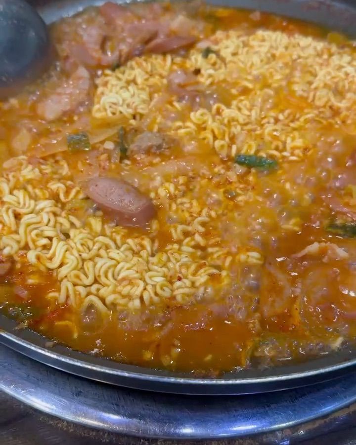 푸짐한 라면사리