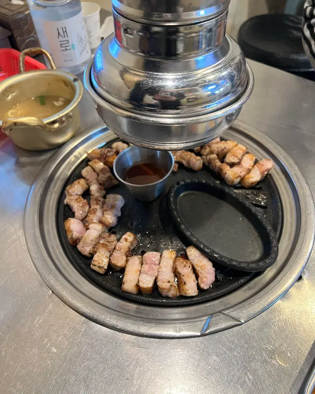 고기와 함께 즐기는 시원한 국물