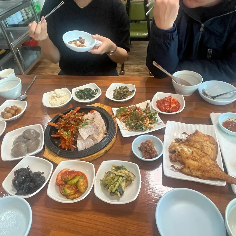 전체적인 상차림