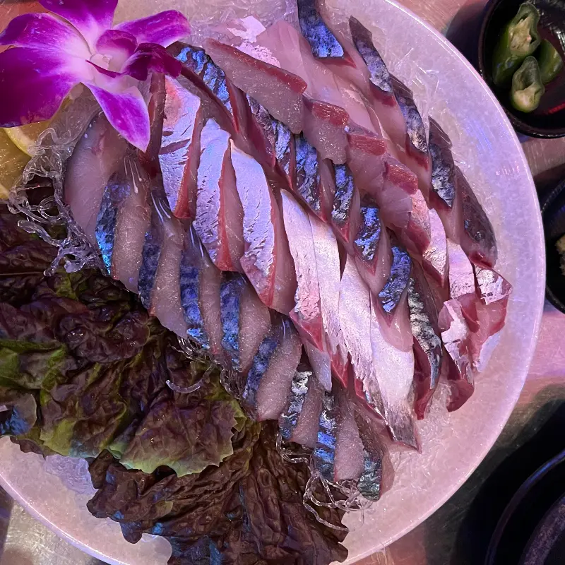 섬마을포차 대방어회