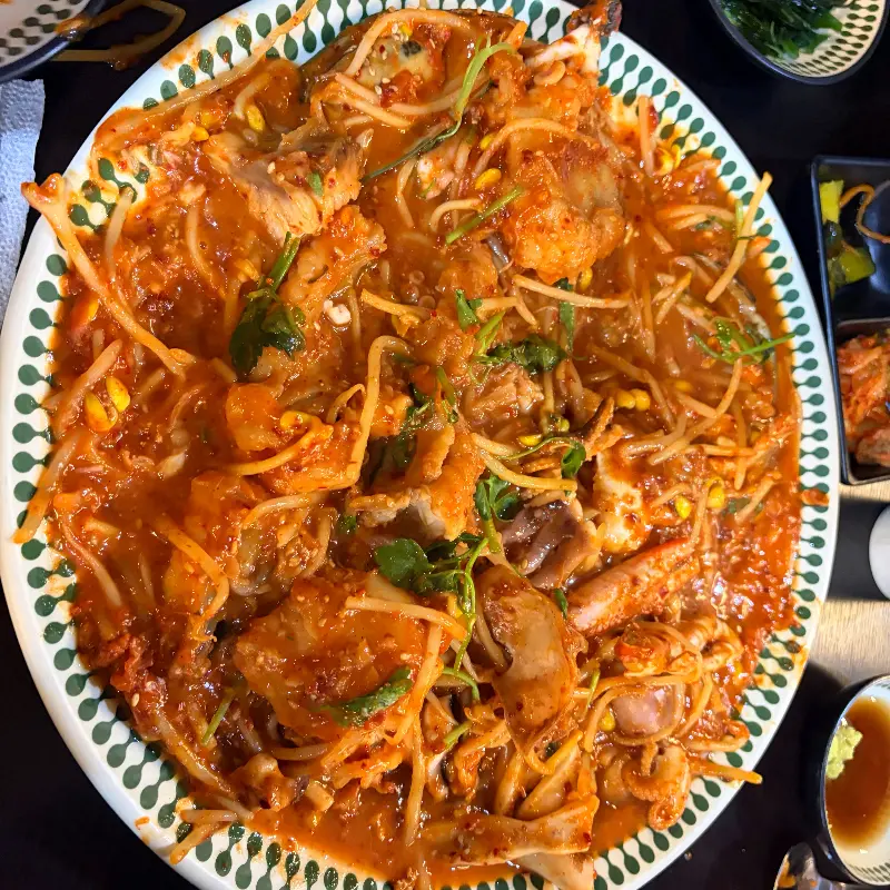 조개탕의 시원한 국물