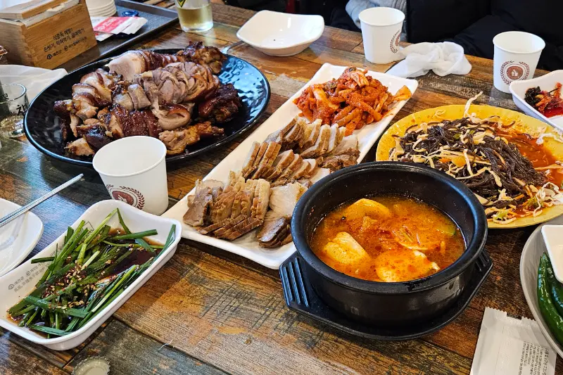 푸짐한 한 상 차림