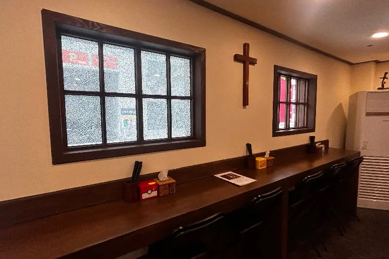 센쿄라멘 내부 인테리어