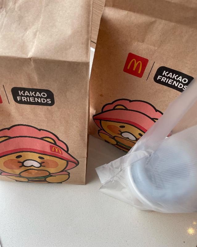 맥도날드 카카오프렌즈 콜라보