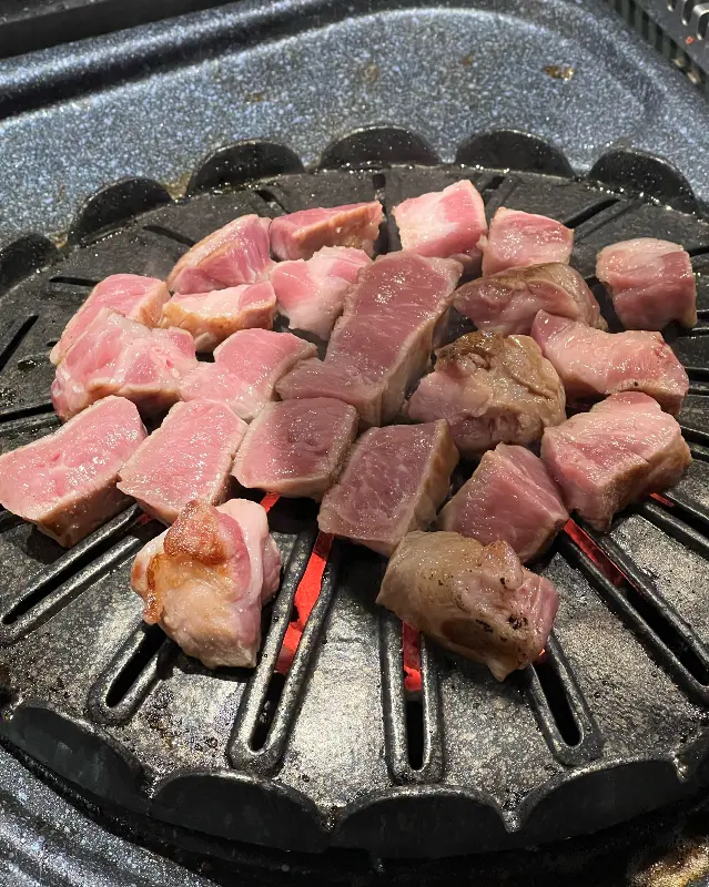 잘 익은 돼지고기