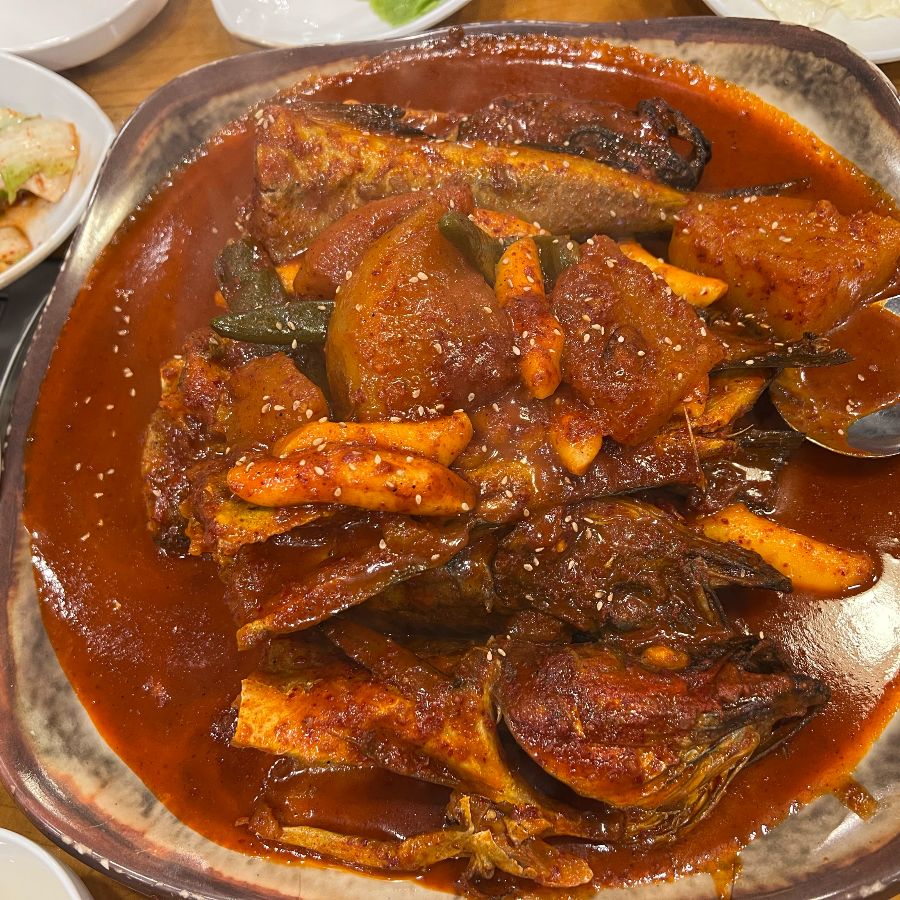 코다리찜의 매콤한 자태