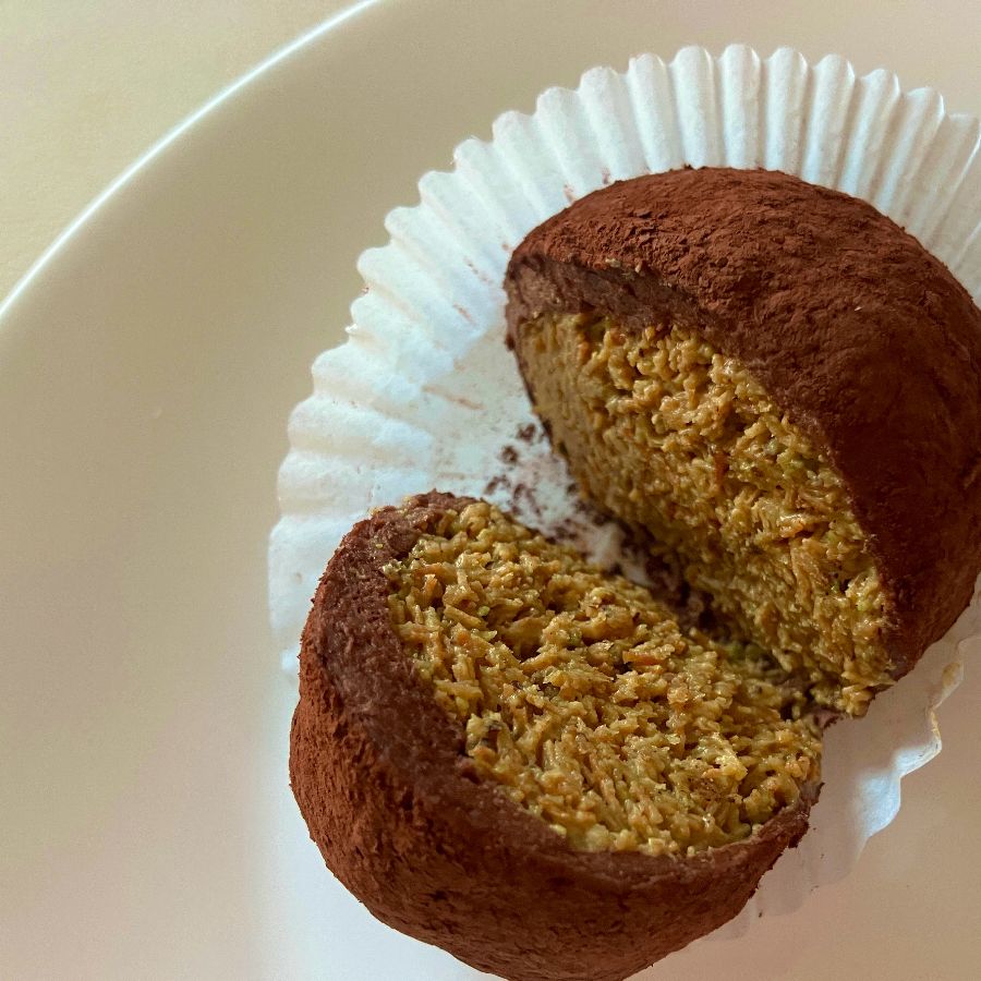 두바이 쫀득볼 단면