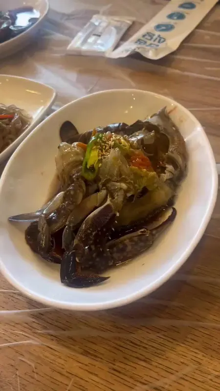 간장게장 클로즈업 샷