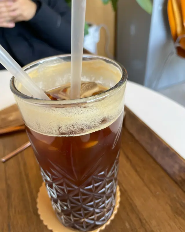 시원한 큐브라떼