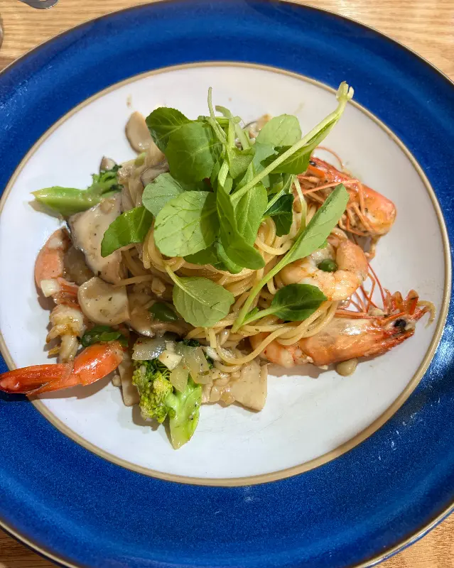 쉬림프 오일 파스타