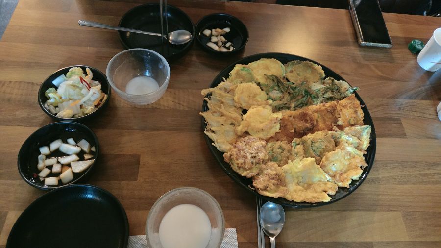 총각네부추곱창에서 맛있는 저녁 식사