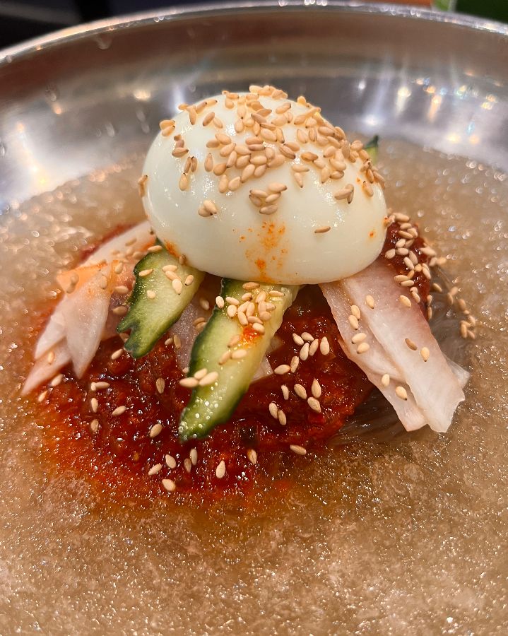 물냉면 확대 사진