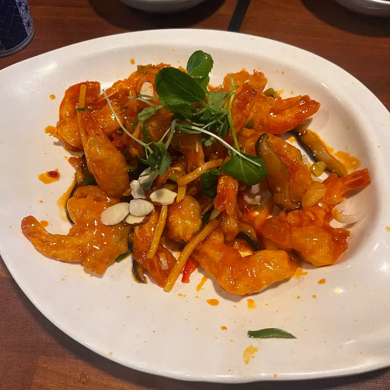 새콤달콤 칠리새우