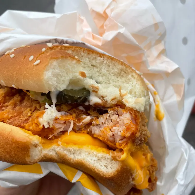 맘스터치 햄버거