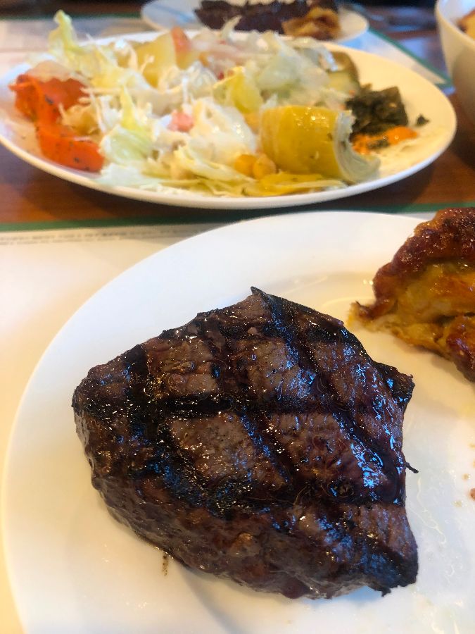 보이브라질 샐러드바 모습