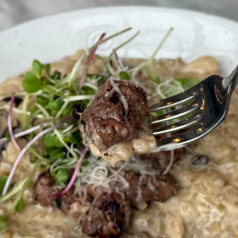 버섯 크림 리조또