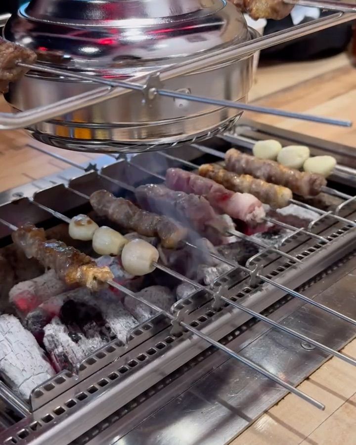 숯불 양꼬치 구이