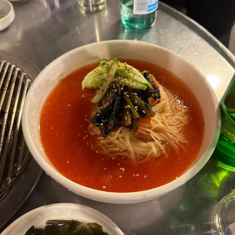 살얼음 동동 뜬 열무국수