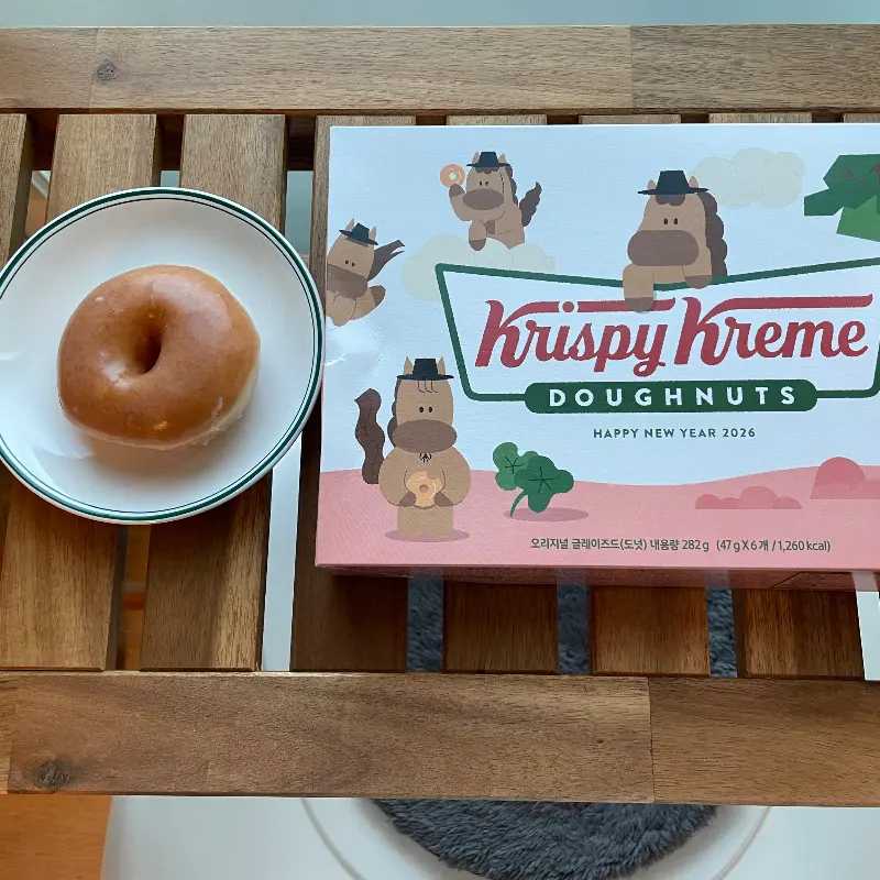 도넛과 포장 박스