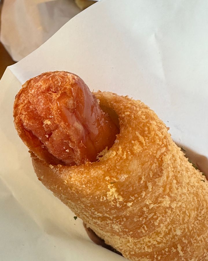 치즈 먹은 소시지 고로케