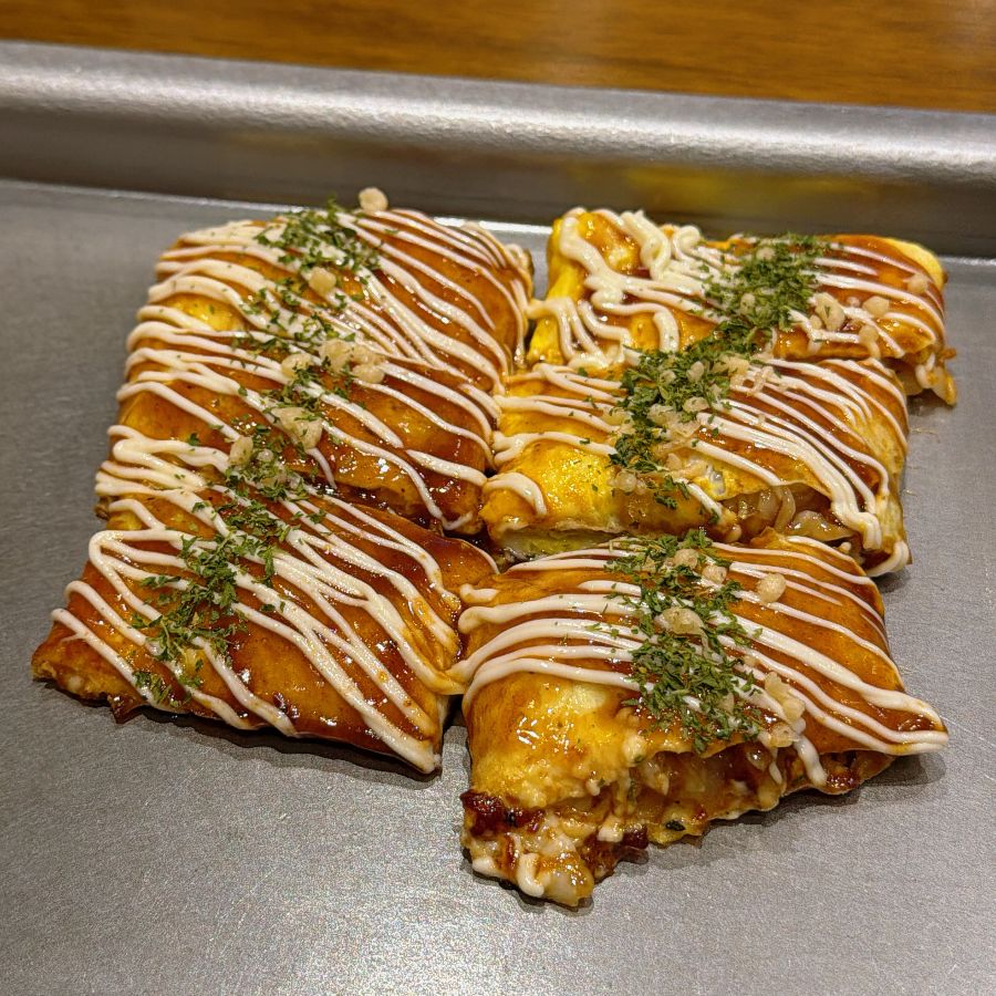 먹기 좋게 잘려 나온 돈페이야끼