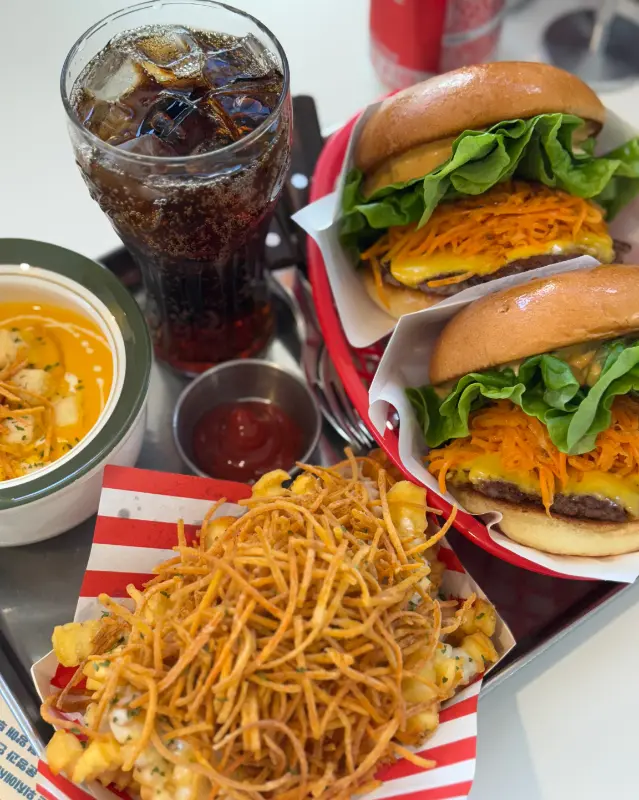 캐럿버거와 당근튀김