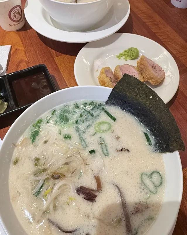 흥도라멘과 히레카츠 세트