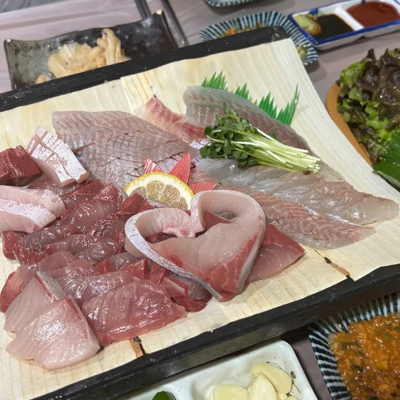 감포횟집 모듬회