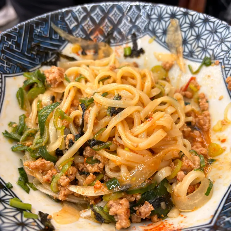 맛있게 비벼진 마제소바