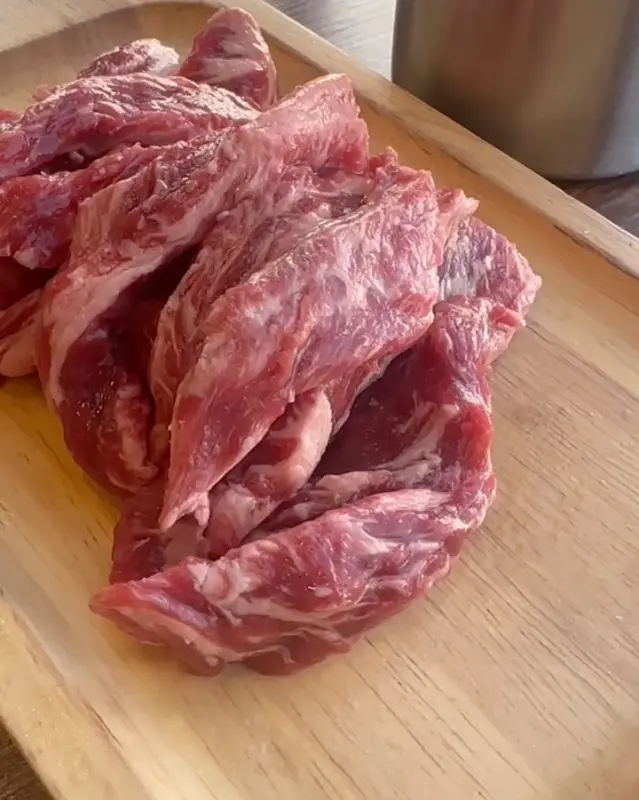 마블링이 환상적인 소플러스의 소갈비살