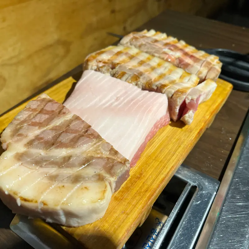 고기의 훌륭한 퀄리티