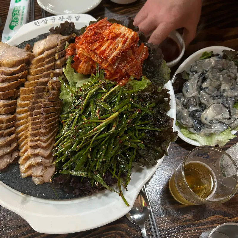 푸짐한 한상 차림