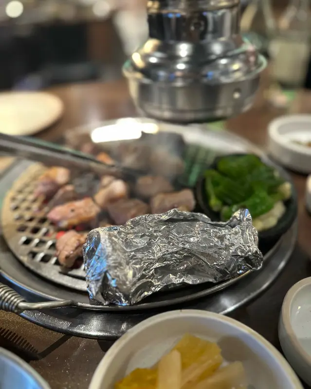 불판 위의 가브리살