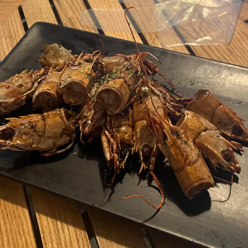 딱새우 머리 버터구이