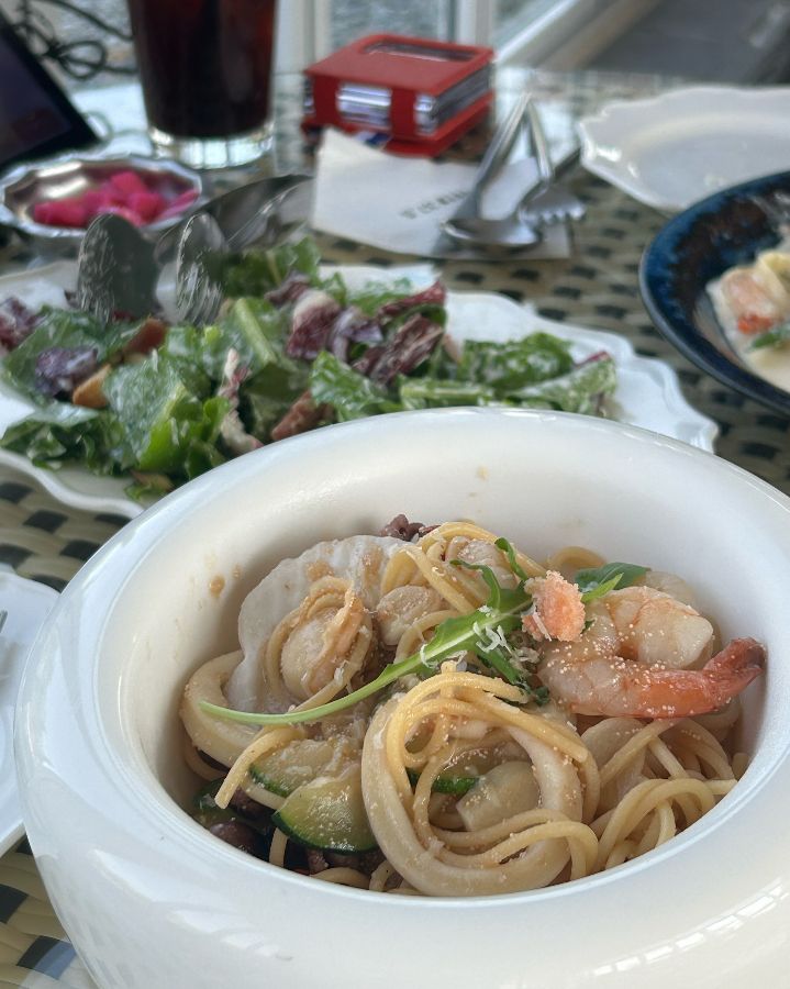 해산물 오일 파스타