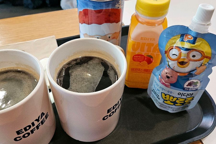 다양한 종류의 음료