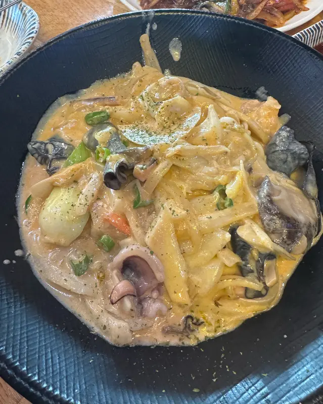 오짬땡 크림짬뽕