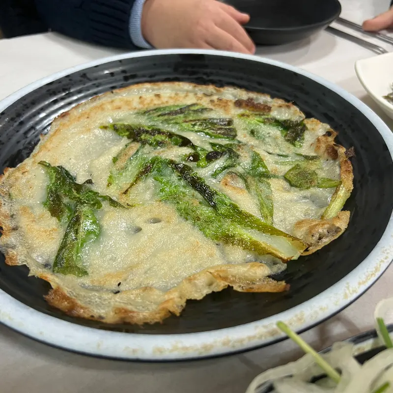 먹음직스러운 배추전