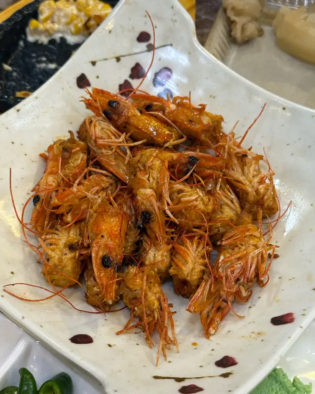 새우 머리 버터구이