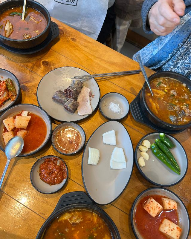 순대국과 찹쌀순대